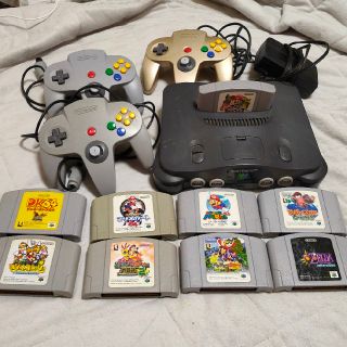 ニンテンドウ64(NINTENDO 64)のニンテンドー64セット(家庭用ゲーム機本体)