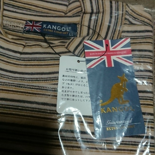 KANGOL(カンゴール)の【新品】KANGOL 長袖Tシャツ LLサイズ メンズのトップス(Tシャツ/カットソー(七分/長袖))の商品写真