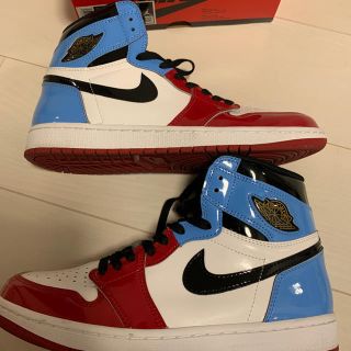 ナイキ(NIKE)の【美品】AIR JORDAN 1 RETRO HIGH OG FEARLESS(スニーカー)