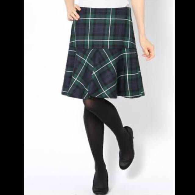 英国スコットランド製 タータンチェック スカート 1
