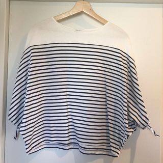 スピックアンドスパン(Spick & Span)のspic and span スピックアンドスパン　ボーダー　Tシャツ　カットソー(カットソー(長袖/七分))