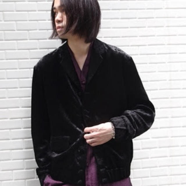 サスク20AWCARDING VELVET SPORTS JACKET