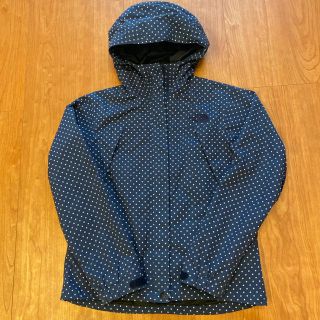 ザノースフェイス(THE NORTH FACE)のノースフェイス　マウンテンパーカー　ドット　ネイビー　レディース(ナイロンジャケット)