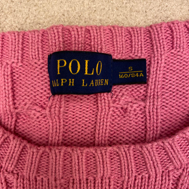 Ralph Lauren(ラルフローレン)のラルフローレン　ピンクセーター レディースのトップス(ニット/セーター)の商品写真
