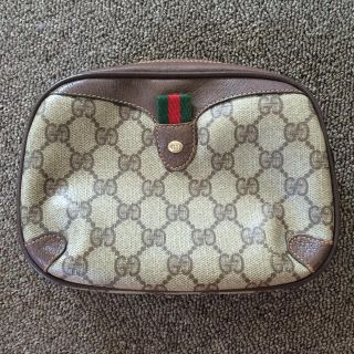 グッチ(Gucci)の難あり！グッチ ポーチ ポシェット(クラッチバッグ)