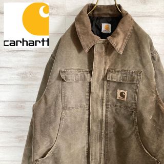 カーハート(carhartt)のXLサイズぐらい 古着 カーハート カバーオール ダック生地 #242(カバーオール)