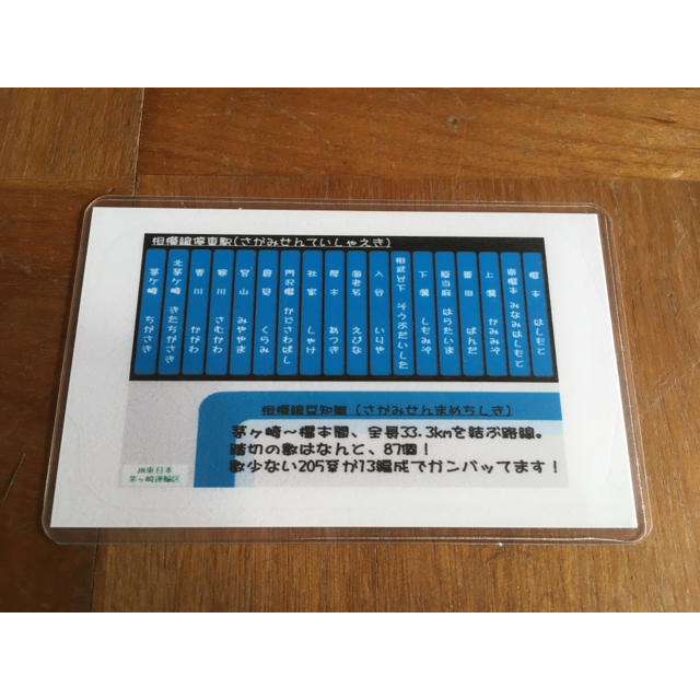 2019年　JR東日本　相模線こどもフェスタ限定　カード　レア   エンタメ/ホビーのテーブルゲーム/ホビー(鉄道)の商品写真