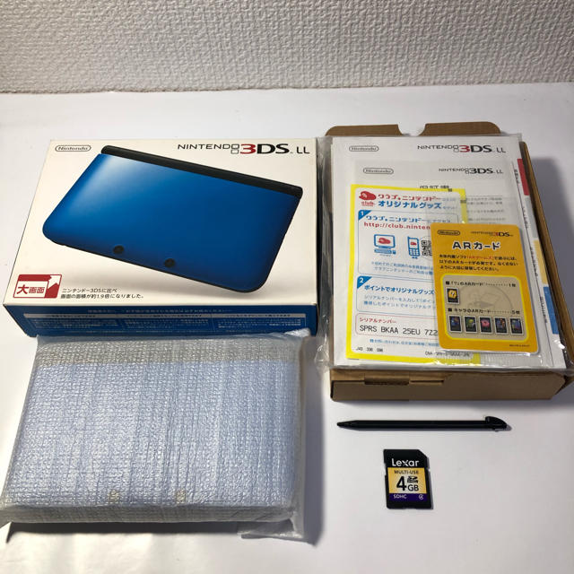 超安いオンライン ニンテンドー3DS ブルー×ブラック【美品】 LL 携帯用ゲーム本体