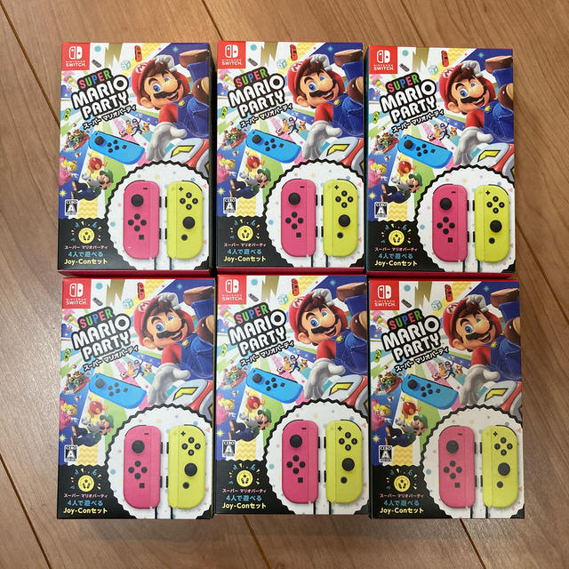 スーパー マリオパーティ　4人で遊べる Joy-Conセット  未開封　6台家庭用ゲームソフト
