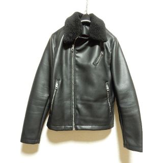 ザラ(ZARA)の激安！名作！完売モデル！【定価￥24990】ザラZARAフェイクムートン(ライダースジャケット)