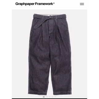 コモリ(COMOLI)の[送料込•即日発送]graphpaper Belted Pants(デニム/ジーンズ)