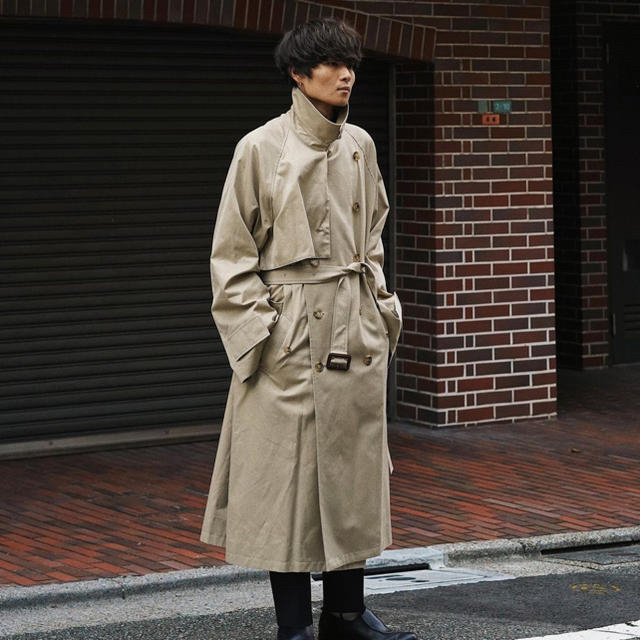 PAUL SCERRI(ポールシェリー)のstein 19aw LAY OVERSIZED TRENCH COAT メンズのジャケット/アウター(トレンチコート)の商品写真