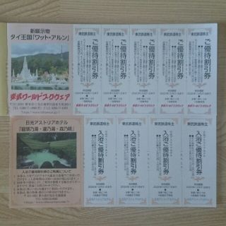 東武ワールドスクウェア 割引券 おまけ付き(遊園地/テーマパーク)