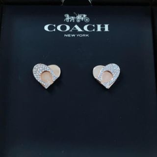 コーチ(COACH)のコーチ COACH ピアス イヤリング ハート コーチ専用箱付き(ピアス)