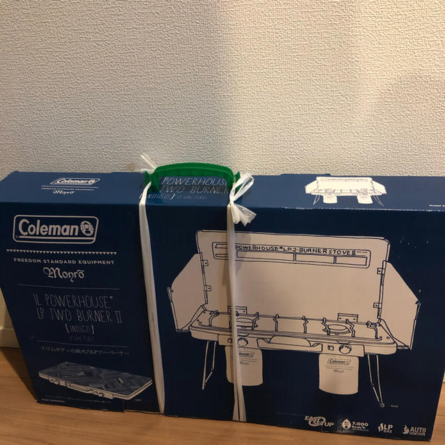 値下げ コールマン×モンロ ツーバーナー Coleman monro インディゴ約54×325×7cm重量