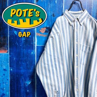 ギャップ(GAP)のパッタイ様【オールドギャップGAP】ボールドストライプヒッコリーシャツ 90s(シャツ)