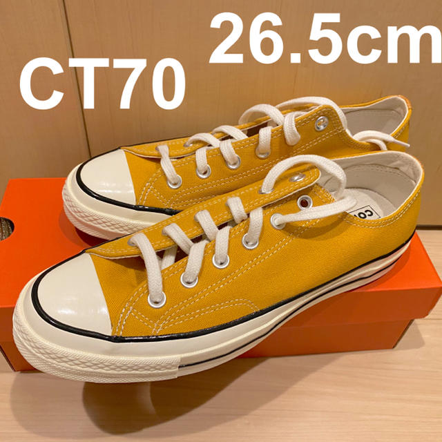 【新品】Converse CT70 イエロー　コンバース チャックテイラー