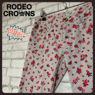 ロデオクラウンズワイドボウル(RODEO CROWNS WIDE BOWL)の【花柄♪】RODEO CROWNS ロデオクラウンズワイドボウル/コットンデニム(デニム/ジーンズ)