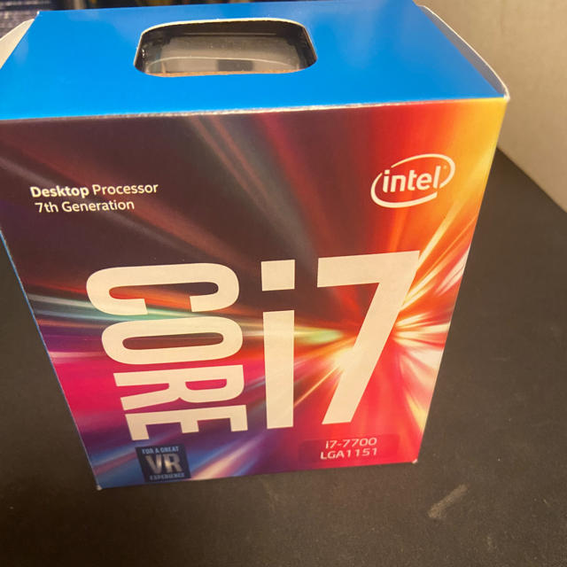 Intel CPU i7-7700 3.6GHz 4コア8スレッド