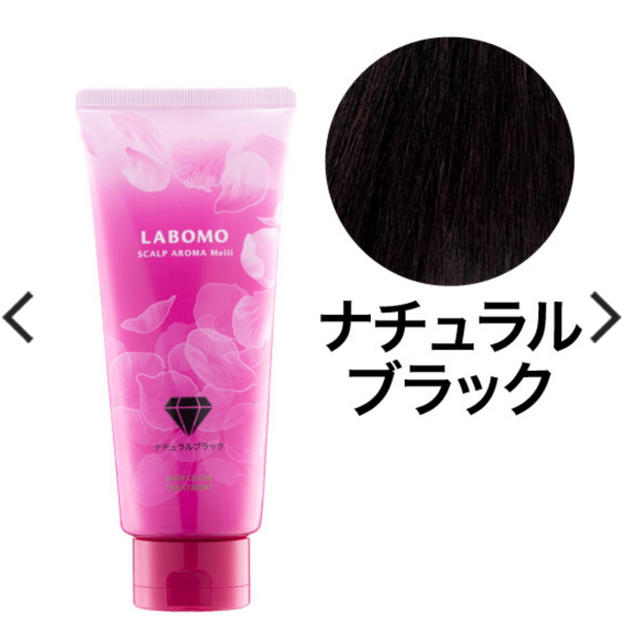 未使用未開封 2本セット！ ラボモ トリートメントヘアカラー ナチュラルブラック