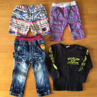 ジャンクストアー(JUNK STORE)の子供服バラ売り★junkstoreジャンクストアーf.o.キッズ★90センチ(パンツ/スパッツ)