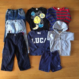 グローバルワーク(GLOBAL WORK)の子供服90センチバラ売り★秋冬物ロンT、パンツ★グローバルワークブランシェス  (パンツ/スパッツ)