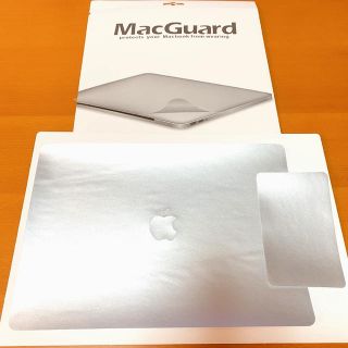 マック(Mac (Apple))のMacBook Pro/Air 13インチ　シルバー  スキンシール(PC周辺機器)