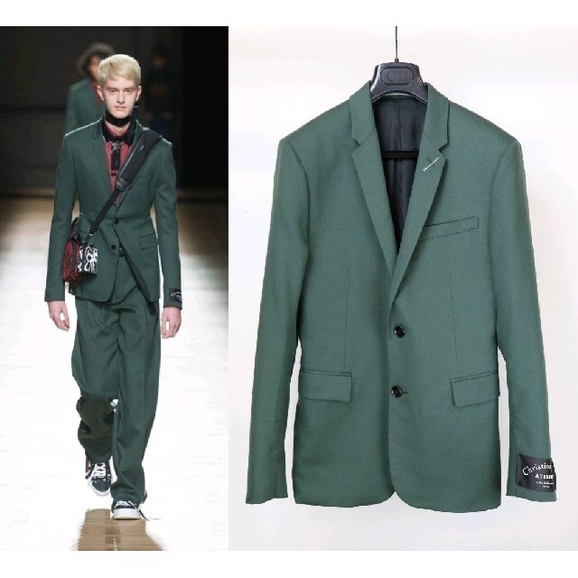 正規 Dior homme 18aw ジャケット 46 緑 クリスヴァンアッシュ