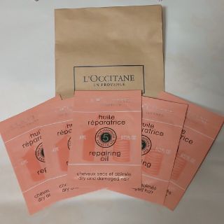 ロクシタン(L'OCCITANE)のL'OCCITANE ファイブハーブス Rヘアオイル サンプル(オイル/美容液)