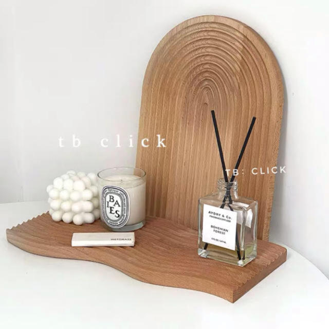 ZARA HOME(ザラホーム)のwood tray 【 wave 】 ハンドメイドのインテリア/家具(インテリア雑貨)の商品写真