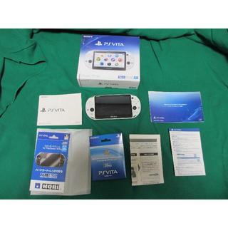 ソニー(SONY)のPSVITA ホワイト 本体2000型 メモリーカード32GBセット(携帯用ゲーム機本体)