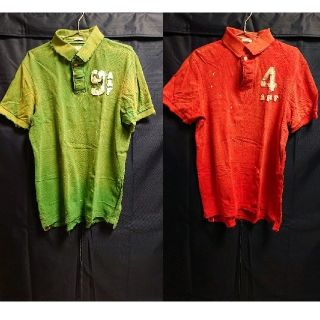アバクロンビーアンドフィッチ(Abercrombie&Fitch)の【Abercrombie&Fitch】ポロシャツ 2枚セット(ポロシャツ)
