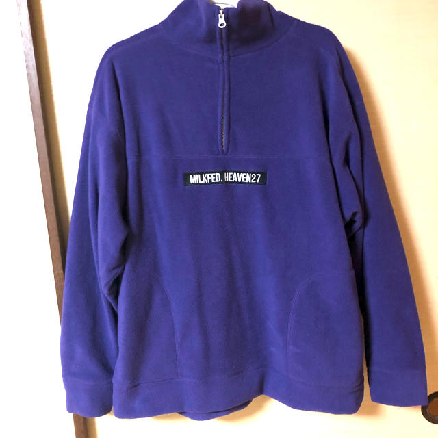 MILKFED.(ミルクフェド)のmilkfed FLEECE HALF ZIP TOP レディースのトップス(トレーナー/スウェット)の商品写真