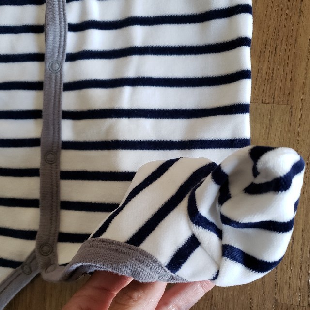 PETIT BATEAU(プチバトー)のPETIT BATEAU☆ロンパース  キッズ/ベビー/マタニティのベビー服(~85cm)(ロンパース)の商品写真