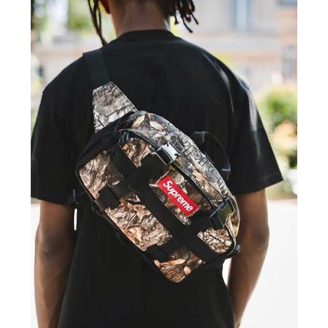 19FW Supreme Waist Bag Tree Camo