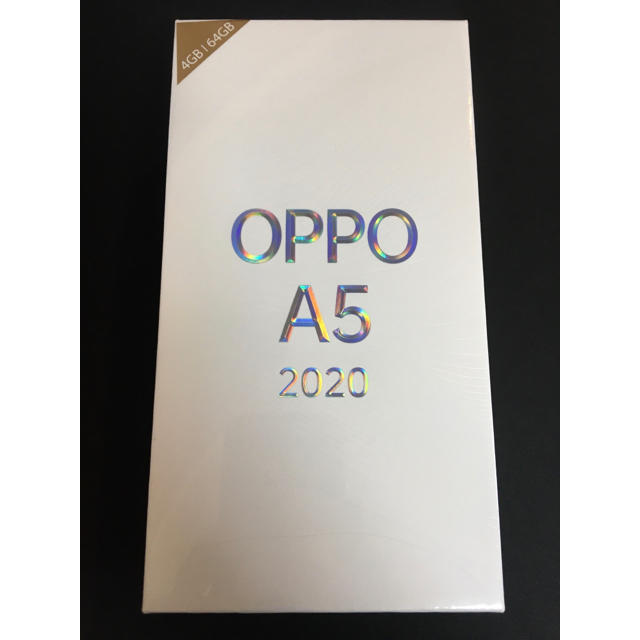 OPPO A5 2020 グリーン 新品未開封約65インチTFT解像度