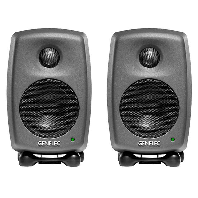 【値下げ】新品 未開封 GENELEC/8010AP【ダークグレー】【ペア】