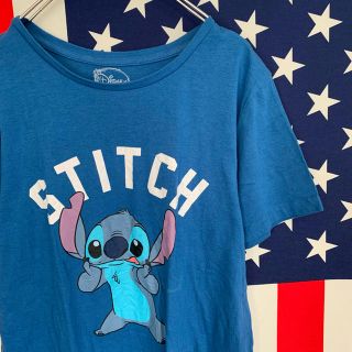 ディズニー(Disney)のUSA古着  ディズニー  スティッチ  Tシャツ  M(Tシャツ(半袖/袖なし))