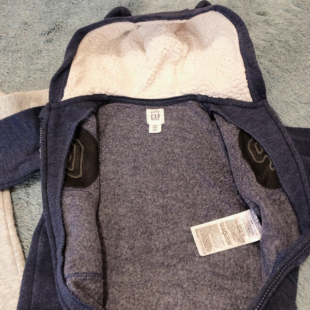 babyGAP(ベビーギャップ)のGAP 足カバーつき 防寒 カバーオール キッズ/ベビー/マタニティのベビー服(~85cm)(カバーオール)の商品写真