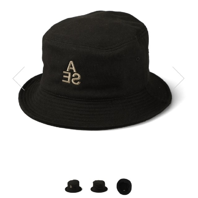 帽子WIND AND SEA × FR2 バケットハット 黒