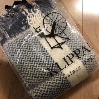 クリッパン(KLIPPAN)の新品　クリッパン　ブランケット　ジャズホワイトKLIPPAN(毛布)