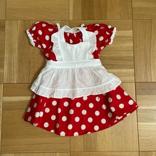 ディズニー(Disney)のミニーちゃん風　ワンピース　100㎝　ハンドメイド(ワンピース)