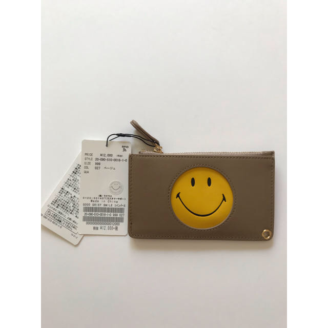 DEUXIEME CLASSE(ドゥーズィエムクラス)の新品【GOOD GRIEF！/グッド グリーフ】SMILE コインパース   レディースのファッション小物(パスケース/IDカードホルダー)の商品写真