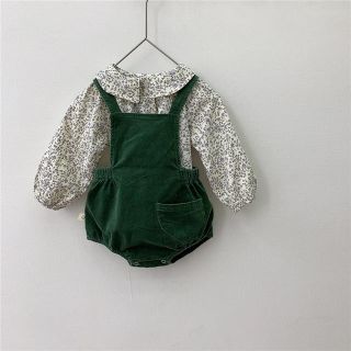 新品　かぼちゃロンパース　ふんわり　赤ちゃん　繋ぎ服　女の子　男の子　秋冬　春(ロンパース)