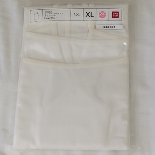 ユニクロ(UNIQLO)のヒートテックモイスト　キャミソール　白　XL 新品(アンダーシャツ/防寒インナー)