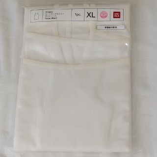 ユニクロ(UNIQLO)のヒートテックモイスト　キャミソール　白　XL 新品(アンダーシャツ/防寒インナー)