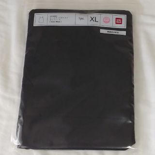 ユニクロ(UNIQLO)のヒートテックモイスト　キャミソール　黒　XL 新品(アンダーシャツ/防寒インナー)