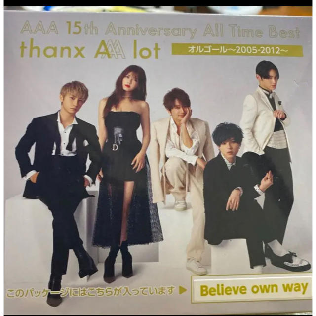 AAA 15th  オルゴール　believe  own way エンタメ/ホビーのタレントグッズ(ミュージシャン)の商品写真