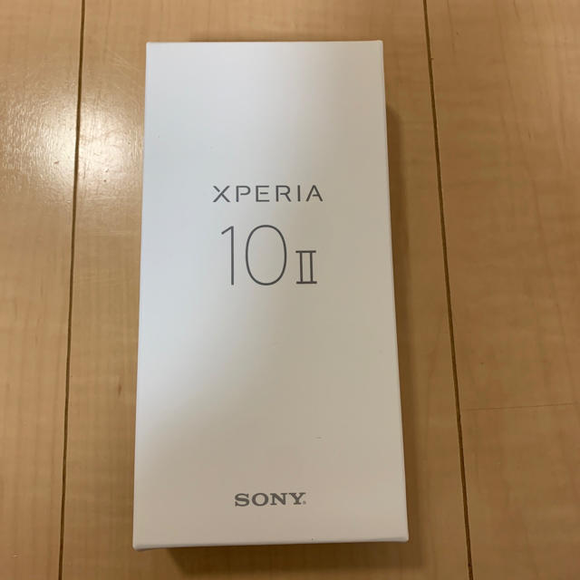 Xperia 10 Ⅱ SIMフリー版ブラック デュアルsim