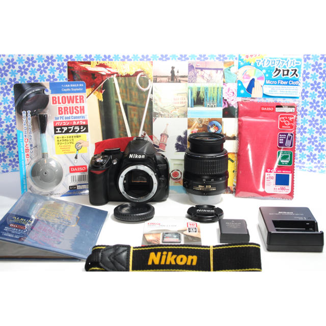 Nikon(ニコン)のおすすめ一眼レフ❤️Nikon D3100❤️高画質❤️動画OK❤️すぐ使える スマホ/家電/カメラのカメラ(デジタル一眼)の商品写真